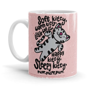 Soft Kitty - The Big Bang Theory Ceramic Home Kitchen Drinking Coffee Milk Mug (350 ml/11oz, Made in USA) - Glow-Paradise