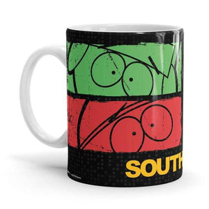 Minimalist Faces - South Park Ceramic Home Kitchen Drinking Coffee Milk Mug (350ml/11oz, Made in USA) - Glow-Paradise