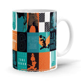 Geometric - Space Jam Ceramic Home Kitchen Drinking Coffee Milk Mug (350ml/11oz, Made in USA) - Glow-Paradise