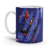 Spider-Man: Blueprint - Marvel Ceramic Home Kitchen Drinking Coffee Milk Mug (350ml/11oz, Made in USA) - Glow-Paradise