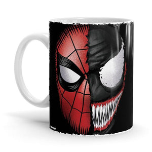 Spidey vs Venom - Marvel Ceramic Home Kitchen Drinking Coffee Milk Mug (350ml/11oz, Made in USA) - Glow-Paradise