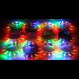 9.5 Inch Light-Up Spiky Bracelets (Assorted Colors, 12 Quantity Per Pack) - Glow-Paradise