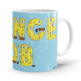 Alphabet - SpongeBob SquarePants Ceramic Home Kitchen Drinking Coffee Milk Mug (350ml/11oz, Made in USA) - Glow-Paradise
