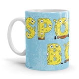 Alphabet - SpongeBob SquarePants Ceramic Home Kitchen Drinking Coffee Milk Mug (350ml/11oz, Made in USA) - Glow-Paradise