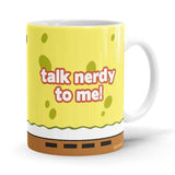 NerdyPants - SpongeBob SquarePants Ceramic Home Kitchen Drinking Coffee Milk Mug (350ml/11oz, Made in USA) - Glow-Paradise