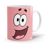 Patrick: Face - SpongeBob SquarePants Ceramic Home Kitchen Drinking Coffee Milk Mug (350ml/11oz, Made in USA) - Glow-Paradise