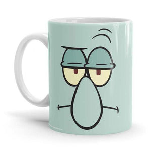 Squidward Face - Spongebob Squarepants Official Mug - Glow-Paradise