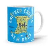 Turn Over A New Reef - SpongeBob SquarePants Ceramic Home Kitchen Drinking Coffee Milk Mug (350ml/11oz, Made in USA) - Glow-Paradise