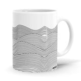 Waves - SpongeBob SquarePants Ceramic Home Kitchen Drinking Coffee Milk Mug (350 ml/11oz, Made in USA) - Glow-Paradise