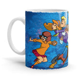 Spooked - Scooby Doo Ceramic Home Kitchen Drinking Coffee Milk Mug (350 ml/11oz, Made in USA) - Glow-Paradise
