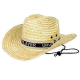 Straw Cowboy Hat with Strap (1 Quantity Per Pack) - Glow-Paradise