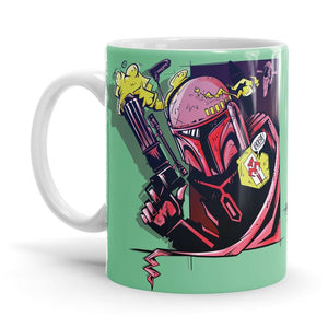 Boba Fett - Star Wars Ceramic Home Kitchen Drinking Coffee Milk Mug (350ml/11oz, Made in USA) - Glow-Paradise
