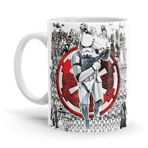 Vader Army - Star Wars Ceramic Home Kitchen Drinking Coffee Milk Mug (350ml/11oz, Made in USA) - Glow-Paradise