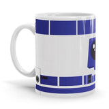 R2D2 Wrap - Star Wars Ceramic Home Kitchen Drinking Coffee Milk Mug (350ml/11oz, Made in USA)x - Glow-Paradise