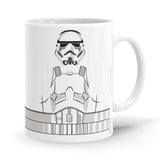 Stormtrooper Wrap - Star Wars Ceramic Home Kitchen Drinking Coffee Milk Mug (350ml/11oz, Made in USA) - Glow-Paradise