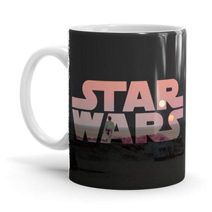 Tattooine Sunset - Star Wars Ceramic Home Kitchen Drinking Coffee Milk Mug (350ml/11oz, Made in USA) - Glow-Paradise