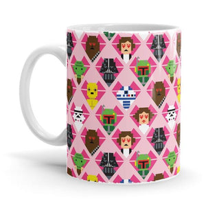 Star Wars: Valentines Ceramic Home Kitchen Drinking Coffee Milk Mug (350ml/11oz, Made in USA) - Glow-Paradise