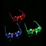 LED Light Up Star Eyeglasses - Assorted Colors (6 Eyeglasses Per Pack) - Glow-Paradise
