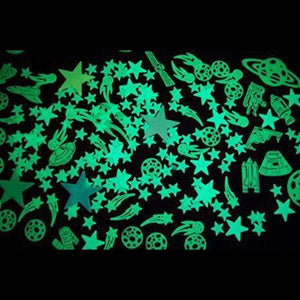 Super Glow in the Dark Stars with Projector Light (200 Stickers Per Pack) - Glow-Paradise