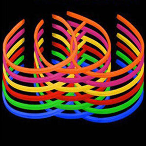 22 Inch Twister Glow Stick Necklaces (Assorted Colors, 25 Count Per Pack) - Glow-Paradise