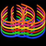22 Inch Twister Glow Stick Necklaces (Purple Color, 25 Count Per Pack) - Glow-Paradise