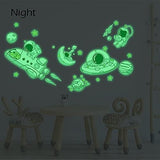 Glow in The Dark Stars And Space Ceiling Stickers Set - Glow-Paradise