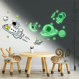Glow in The Dark Stars And Space Ceiling Stickers Set - Glow-Paradise