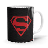 Black Superman Logo - Superman Ceramic Home Kitchen Drinking Coffee Milk Mug (350ml/11oz, Made in USA) - Glow-Paradise