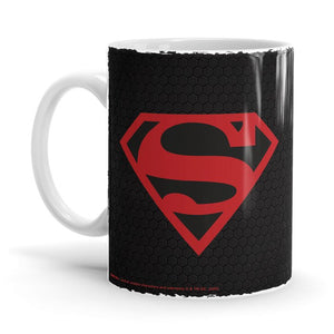 Black Superman Logo - Superman Ceramic Home Kitchen Drinking Coffee Milk Mug (350ml/11oz, Made in USA) - Glow-Paradise
