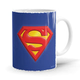 Superman: Logo Ceramic Home Kitchen Drinking Coffee Milk Mug (350ml/11oz, Made in USA) - Glow-Paradise