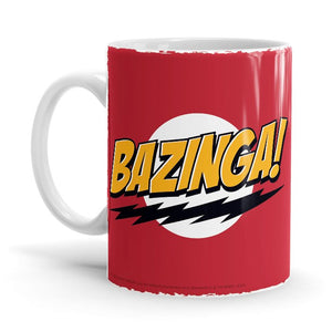 Bazinga! - The Big Bang Theory Ceramic Home Kitchen Drinking Coffee Milk Mug (350ml/11oz, Made in USA) - Glow-Paradise