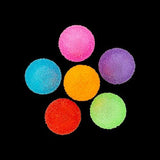 LED Light-Up Textured Bouncy Balls (12 Per Pack) - Glow-Paradise