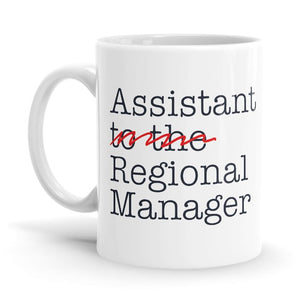 Assistant Manager - Dunder Mifflin Paper Company Ceramic Home Kitchen Drinking Coffee Milk Mug (350 ml/11oz, Made in USA) - Glow-Paradise
