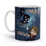 The Patronus Charm Chibi - Harry Potter Ceramic Home Kitchen Drinking Coffee Milk Mug (350 ml/11oz, Made in USA) - Glow-Paradise