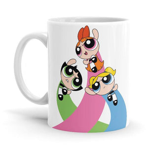 The Powerpuff Girls: Classic - The Powerpuff Girls Ceramic Home Kitchen Drinking Coffee Milk Mug (350ml/11oz, Made in USA) - Glow-Paradise