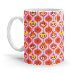 The Powerpuff Girls: Pattern Ceramic Home Kitchen Drinking Coffee Milk Mug (350ml/11oz, Made in USA) - Glow-Paradise