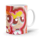 The Powerpuff Girls: Retro - The Powerpuff Girls Ceramic Home Kitchen Drinking Coffee Milk Mug (350ml/11oz, Made in USA) - Glow-Paradise