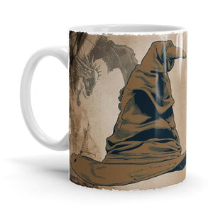 The Sorting Hat - Harry Potter Comics Ceramic Home Kitchen Drinking Coffee Milk Mug (350ml/11oz, Made in USA) - Glow-Paradise