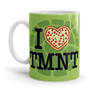 I Heart TMNT - TMNT Ceramic Home Kitchen Drinking Coffee Milk Mug (350ml/11oz, Made in USA) - Glow-Paradise