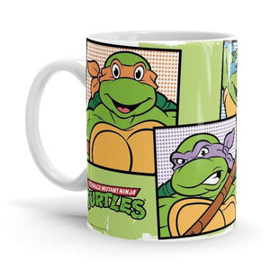 Mug Shot - TMNT Ceramic Home Kitchen Drinking Coffee Milk Mug (350ml/11oz, Made in USA) - Glow-Paradise