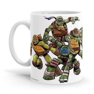 Ninja Power - TMNT Ceramic Home Kitchen Drinking Coffee Milk Mug (350ml/11oz, Made in USA) - Glow-Paradise