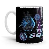 Tune Squad Wireframe - Space Jam Ceramic Home Kitchen Drinking Coffee Milk Mug (350ml/11oz, Made in USA) - Glow-Paradise
