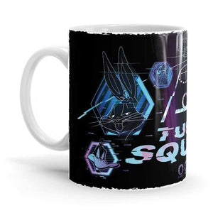 Tune Squad Wireframe - Space Jam Ceramic Home Kitchen Drinking Coffee Milk Mug (350ml/11oz, Made in USA) - Glow-Paradise
