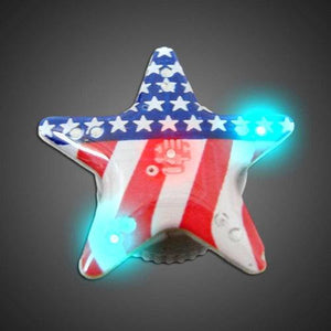 LED USA Flag Star Body Light with Magnetic Attachment (1 Per Pack) - Glow-Paradise