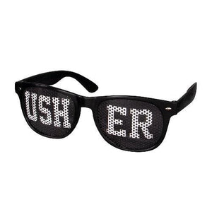 Usher Party Sunglasses (1 Sunglasses Per Pack) - Glow-Paradise