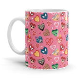 Marvel: Valentines Pattern - Marvel Ceramic Home Kitchen Drinking Coffee Milk Mug (350ml/11oz, Made in USA) - Glow-Paradise