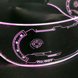 Multicolored LED Visor Glasses (1 Quantity Per Pack) - Glow-Paradise