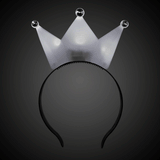LED Light Up Crown Headband (White Color, 1 Quantity Per Pack) - Glow-Paradise