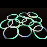Glow Eyeglasses Bi-Color - Aviator Style- Bi White/Green (50 Eye Glassess Per Pack) - Glow-Paradise
