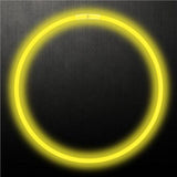 22 Inch Glow Stick Necklaces (Yellow Color, 50 Counts Per Pack) - Glow-Paradise